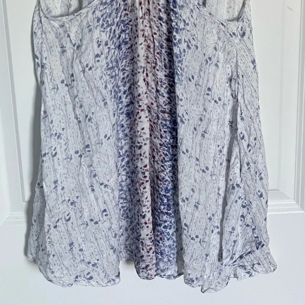 Free People Intimately Blue Red White All Wrapped Up Tank Dress Top 47068